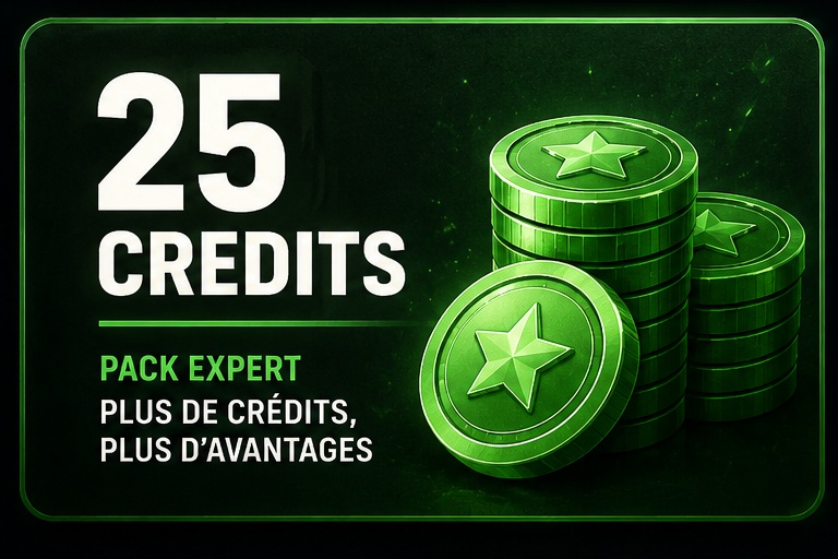 PACK 25 CREDITS